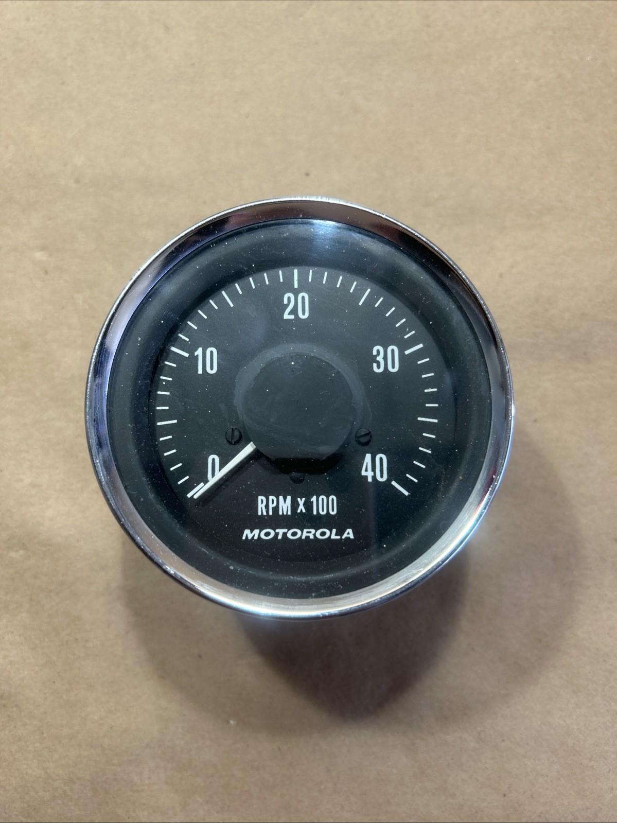 VINTAGE 12V Motorola 78T 2002 Tachometer 4,000 RPM