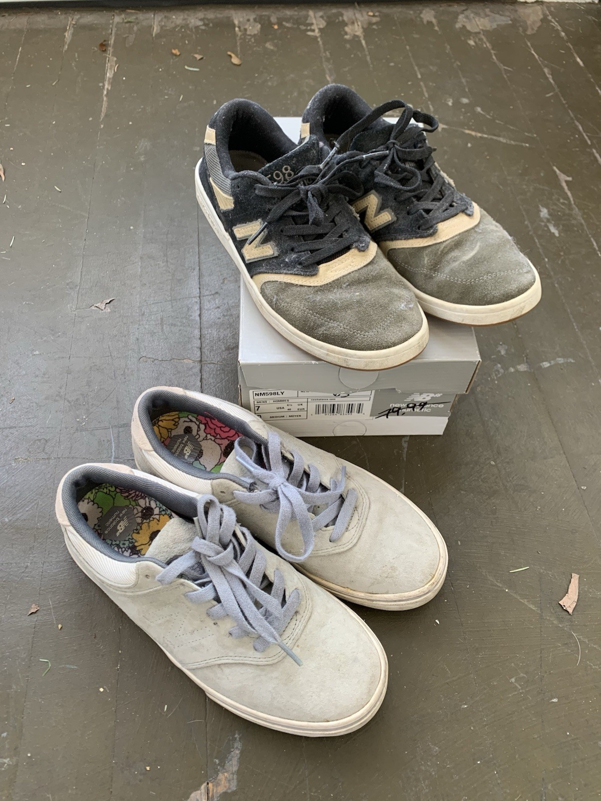 New Balance Skate shoes 598 QUINCY Lot 2 Men’s 7 7.5