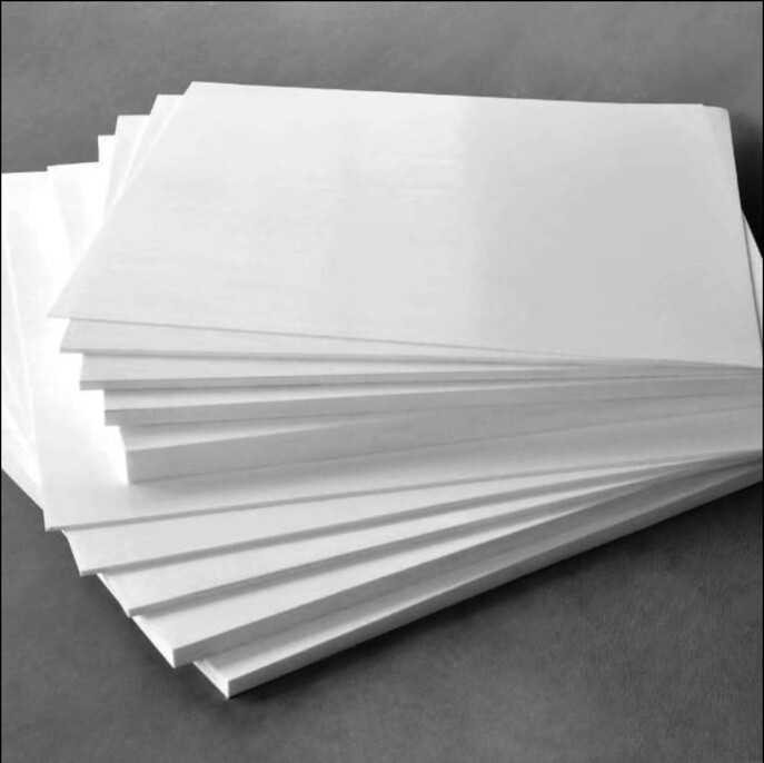 White Teflon PTFE Virgin Plastic Sheet, Various Sizes and Thicknesses