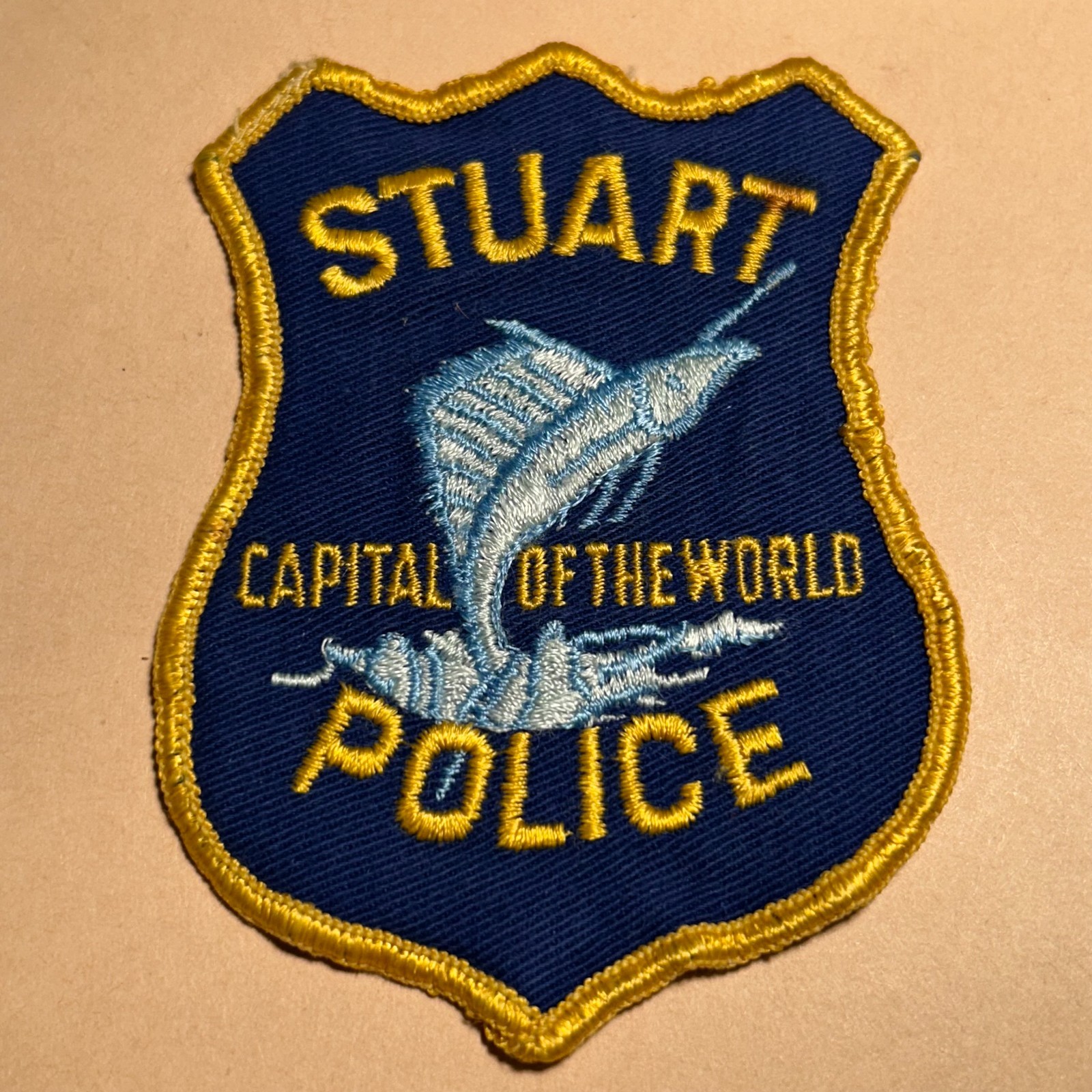 Stuart Police swordfish capital of the world Police patch