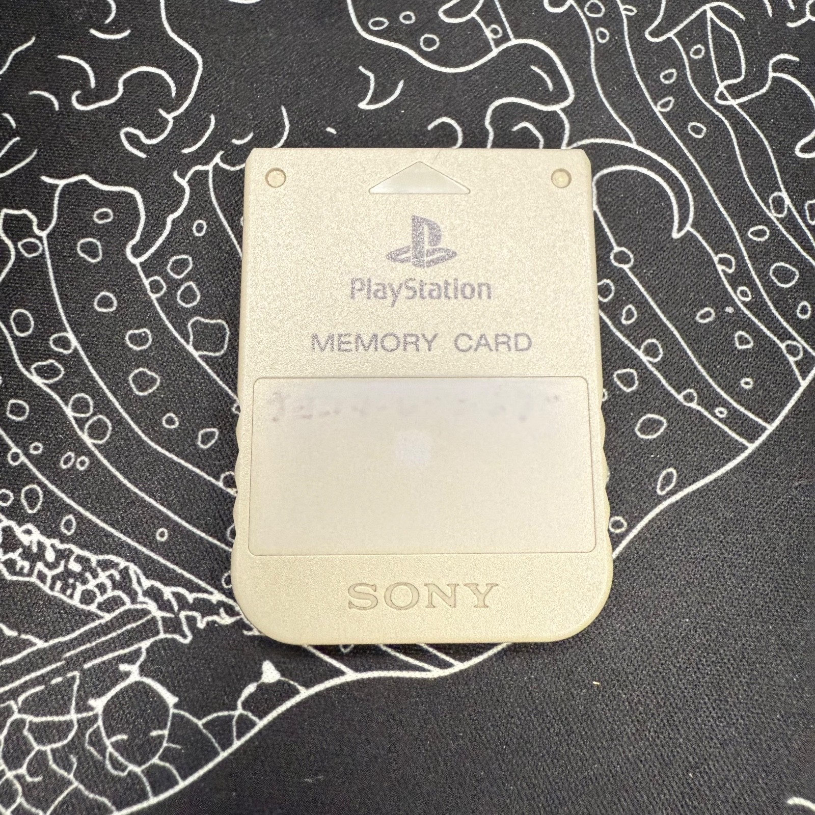 Sony PS1 Original OEM Memory Card SCPH-1020 – Gray (Tested & Working)