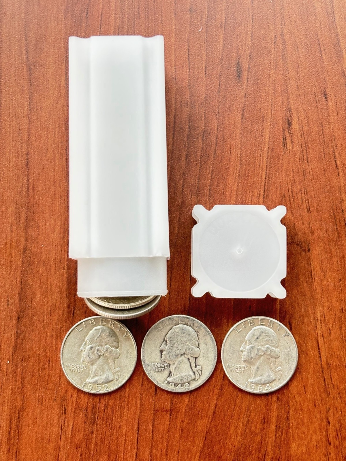 $10 Face 90% Silver Washington Quarters Roll Pre-1965 Junk Silver