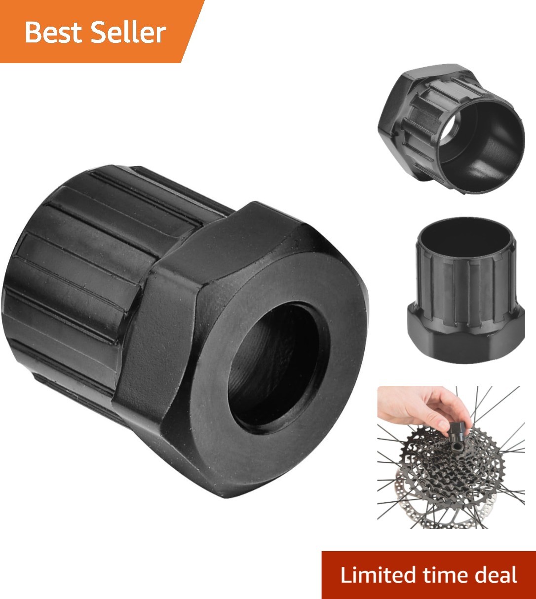 Professional Bike Freewheel Remover - 20mm, Black Alloy Tool for Smart Repairs