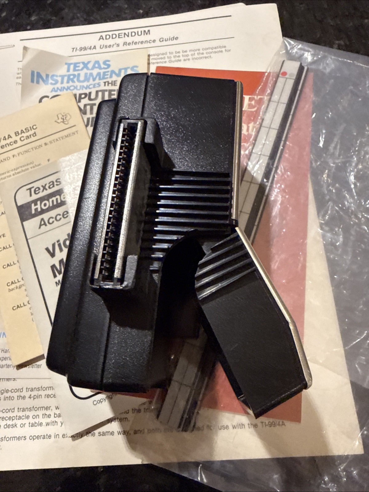 Texas Instruments Speech Synthesizer PHP1500 Untested With Extras As/is