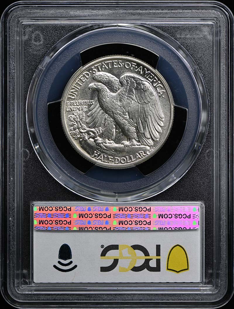 1943 50C Walking Liberty Half Dollar PCGS MS64