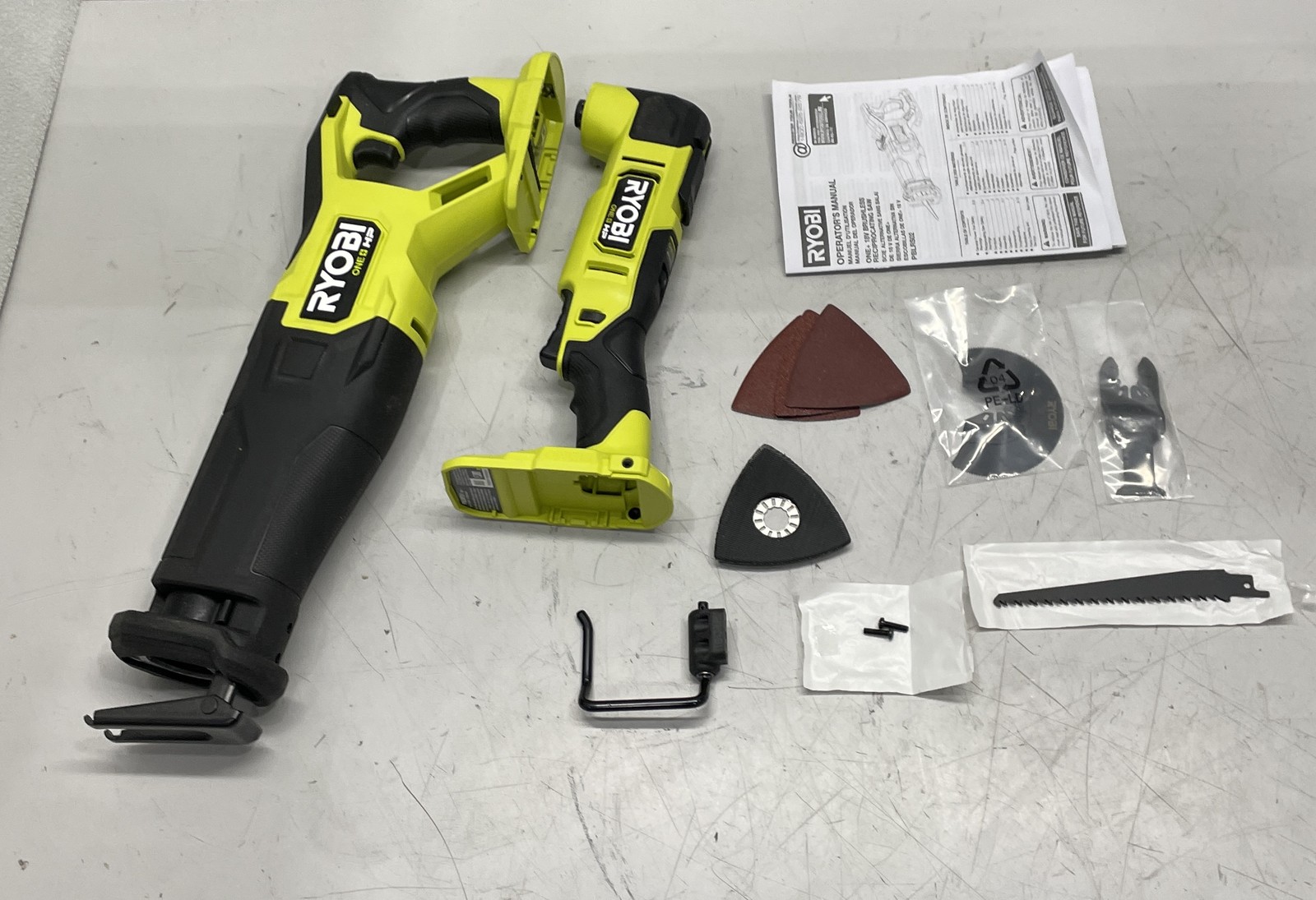 Ryobi ONE+ 18V Brushless Cordless Multi-Tool/Reciprocating Saw Kit PBLMT51RS02SB