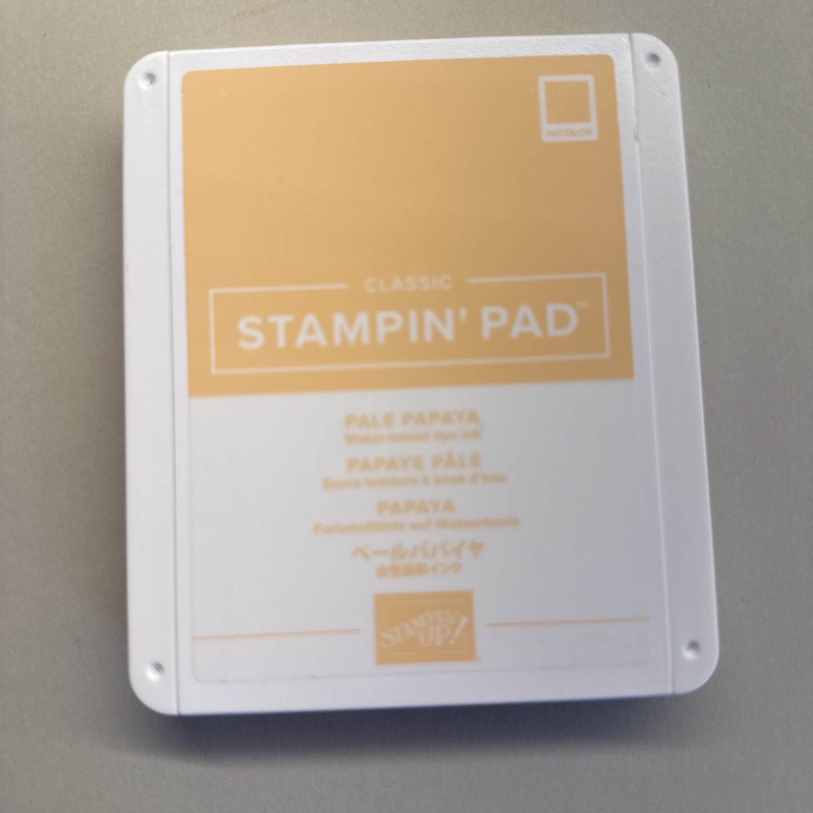Stampin' Up! Classic Stampin' Pad Pale Papaya Water-Based Dye Ink 155670