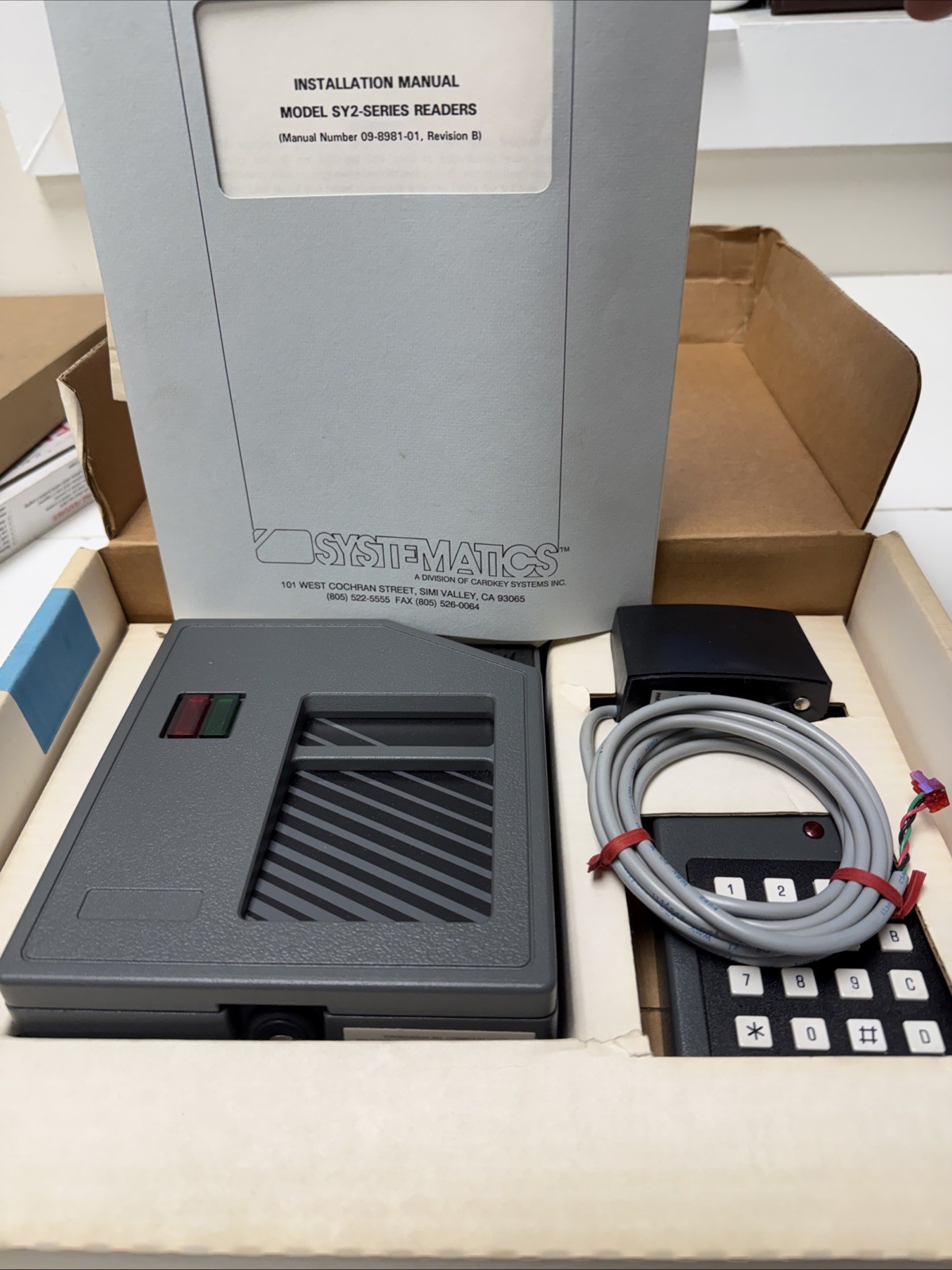 Systematics Cardkey Systems Adt Keypad Reader Sy2 COMPLETE SYSTEM  NEW!!