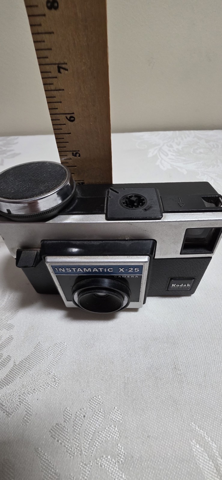 Argus 35mm Camera with Leather Case & Instamatic X-25 both untested. AS IS