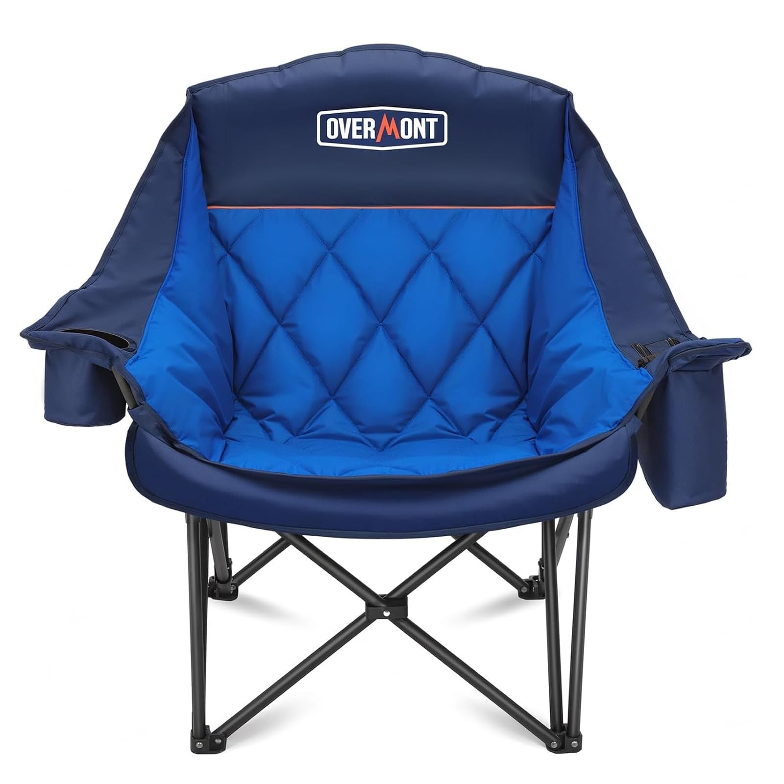 Oversized XL Camping Chair for Adults - 450lbs Support Heavy-Duty Padded Fold...