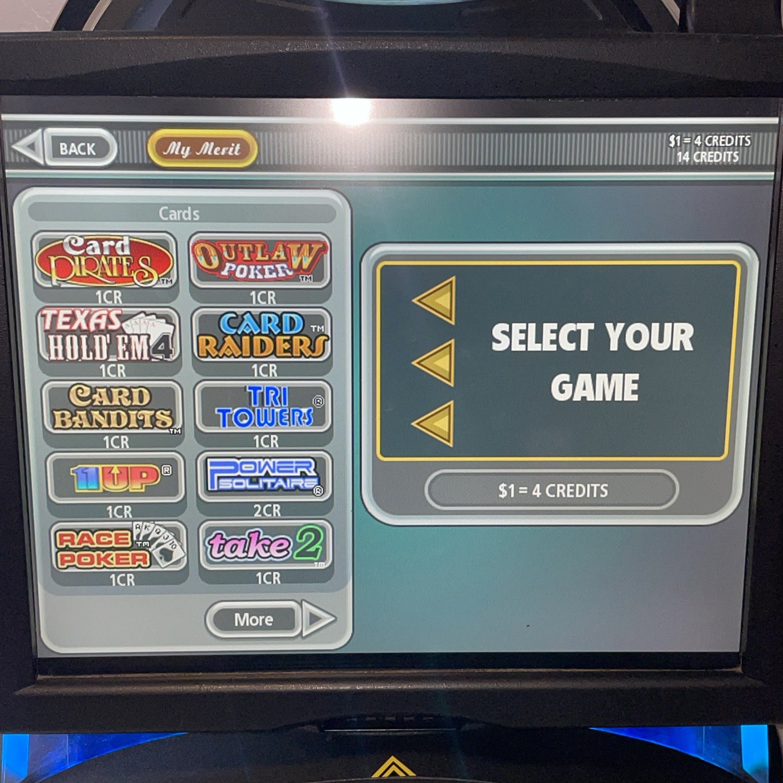 Merit Megatouch Aurora Arcade Machine 2018 Works READ DESCRIPTION FOR DETAILS