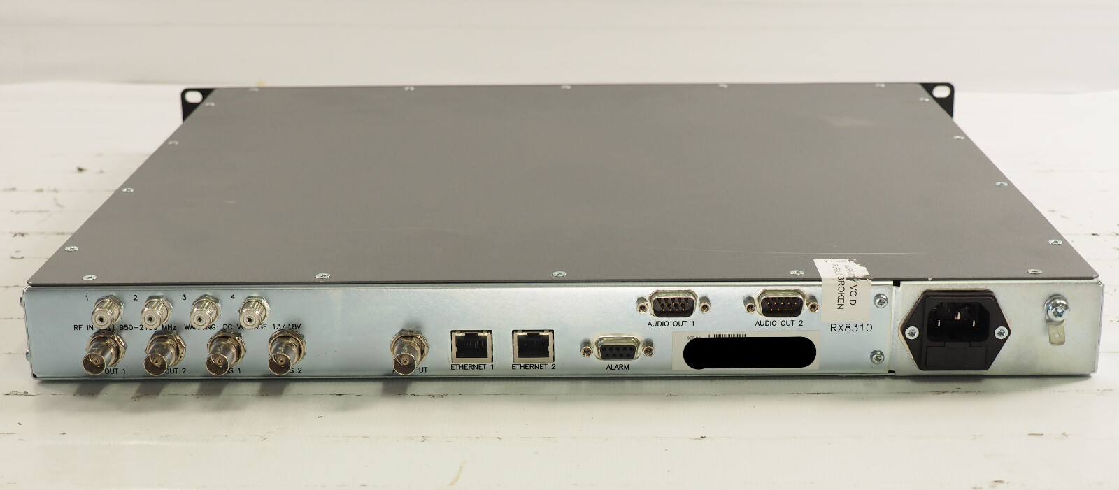 ERICSSON RX8310 Standard Base Unit For Receiver RX8310 QPSK CVBS Output DVB S2