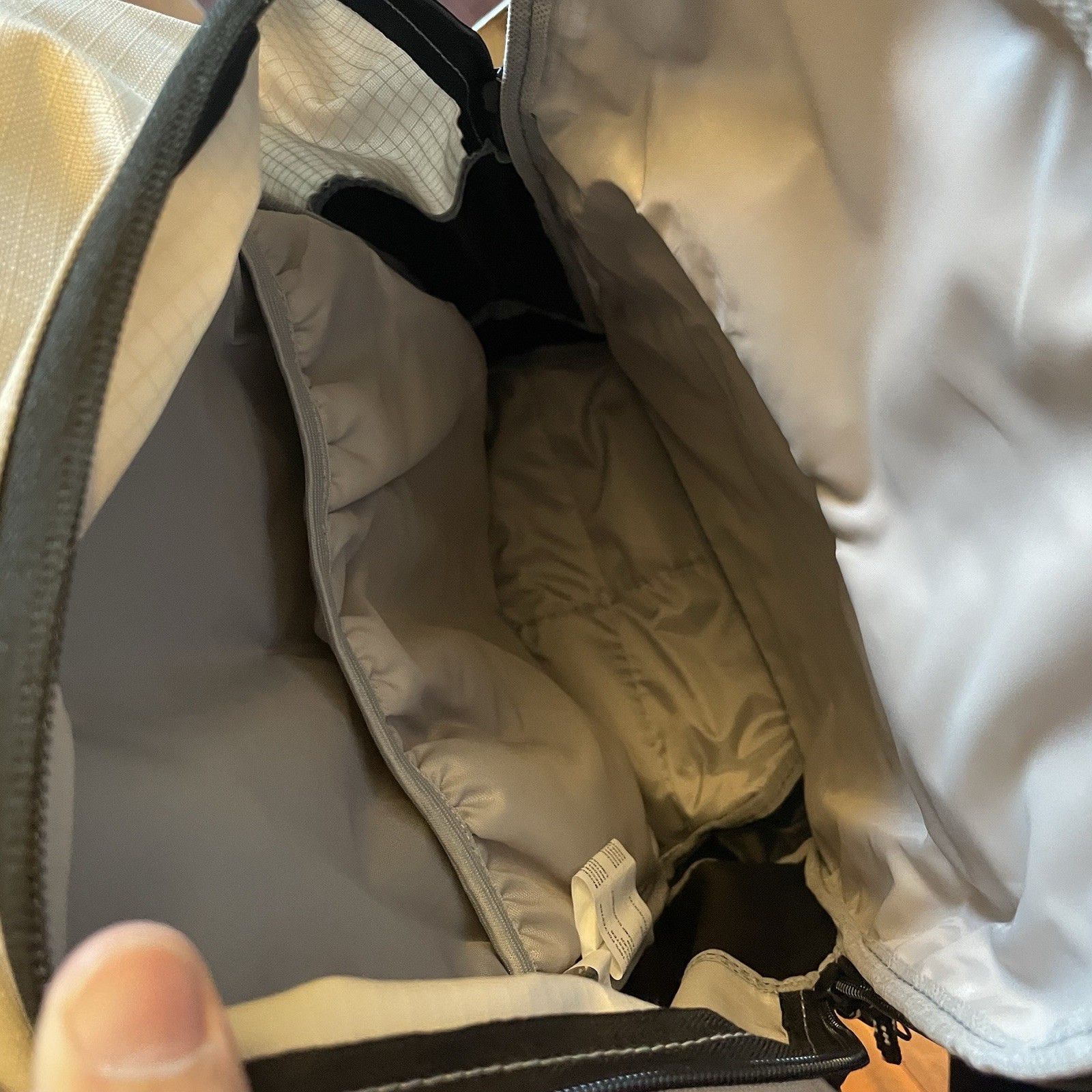 Eastsport Unisex Emerson Backpack Gray Double Zip Inner Pockets