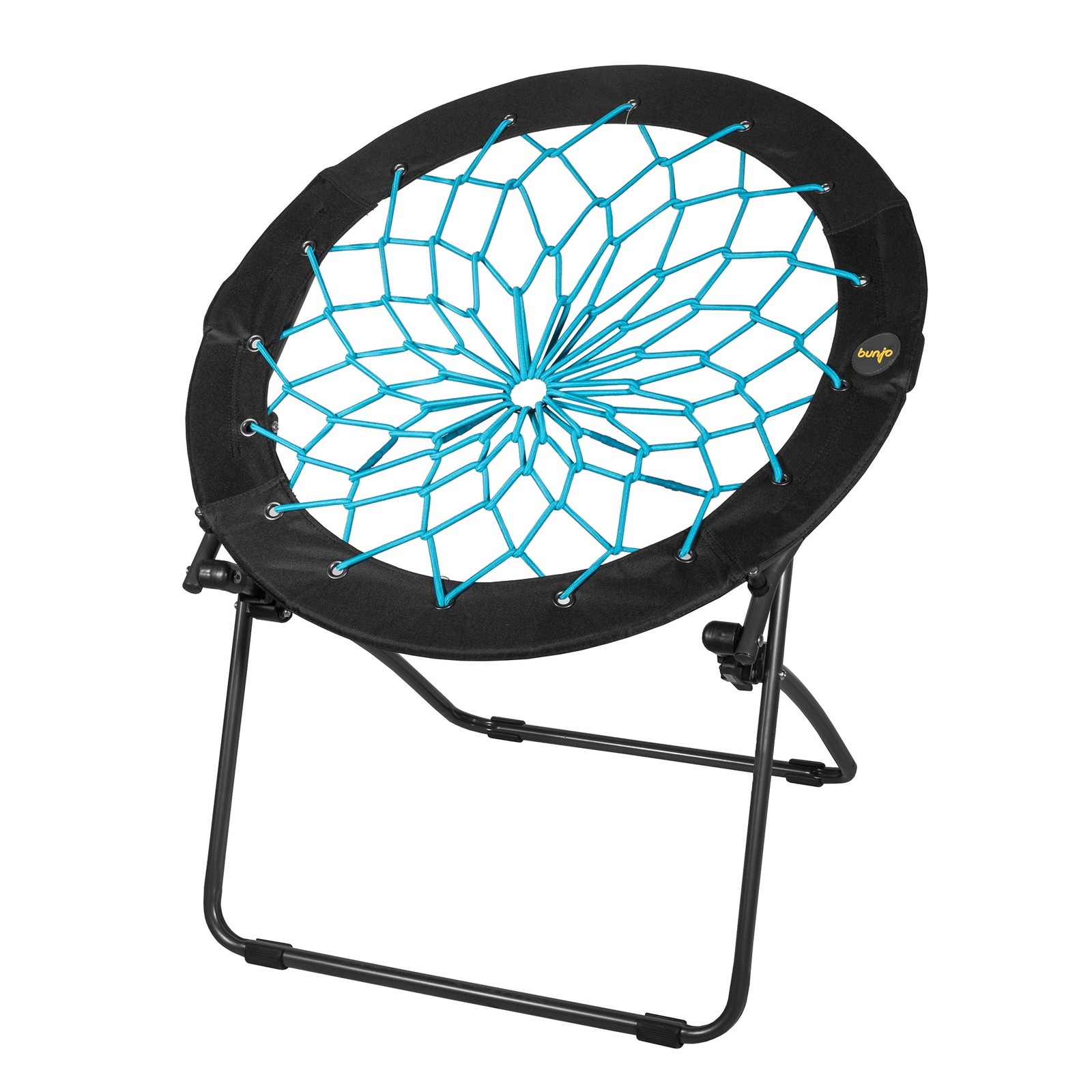 Zenithen Foldable 29” Bunjo Bungee Chair, Teal (Pack of 1)