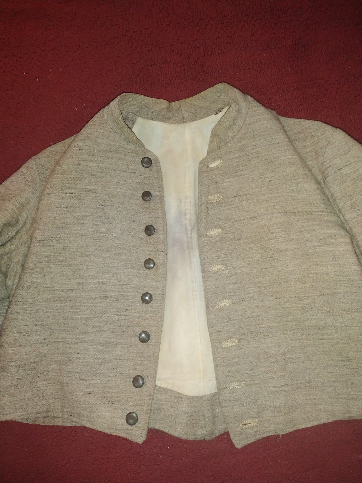 Civil War Confederate Reproduction Shell Jacket