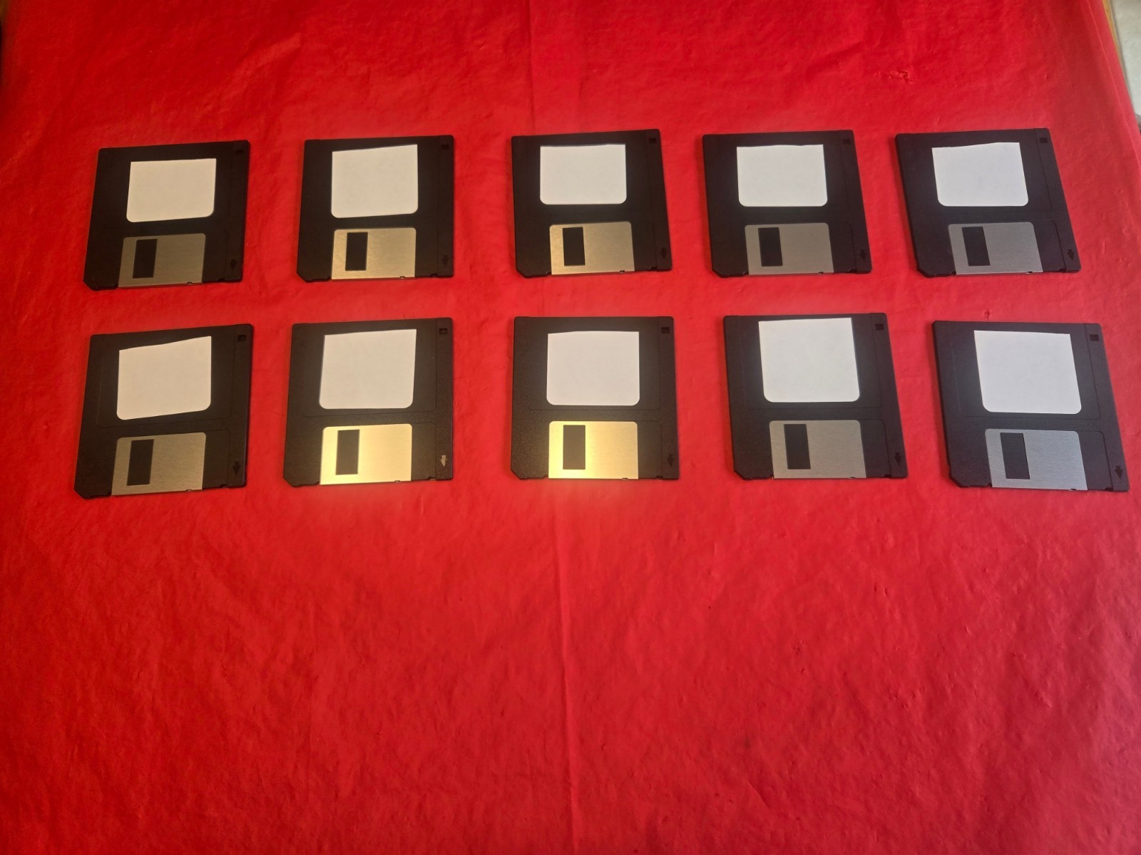 10) 3.5" DSDD 720K floppy diskettes