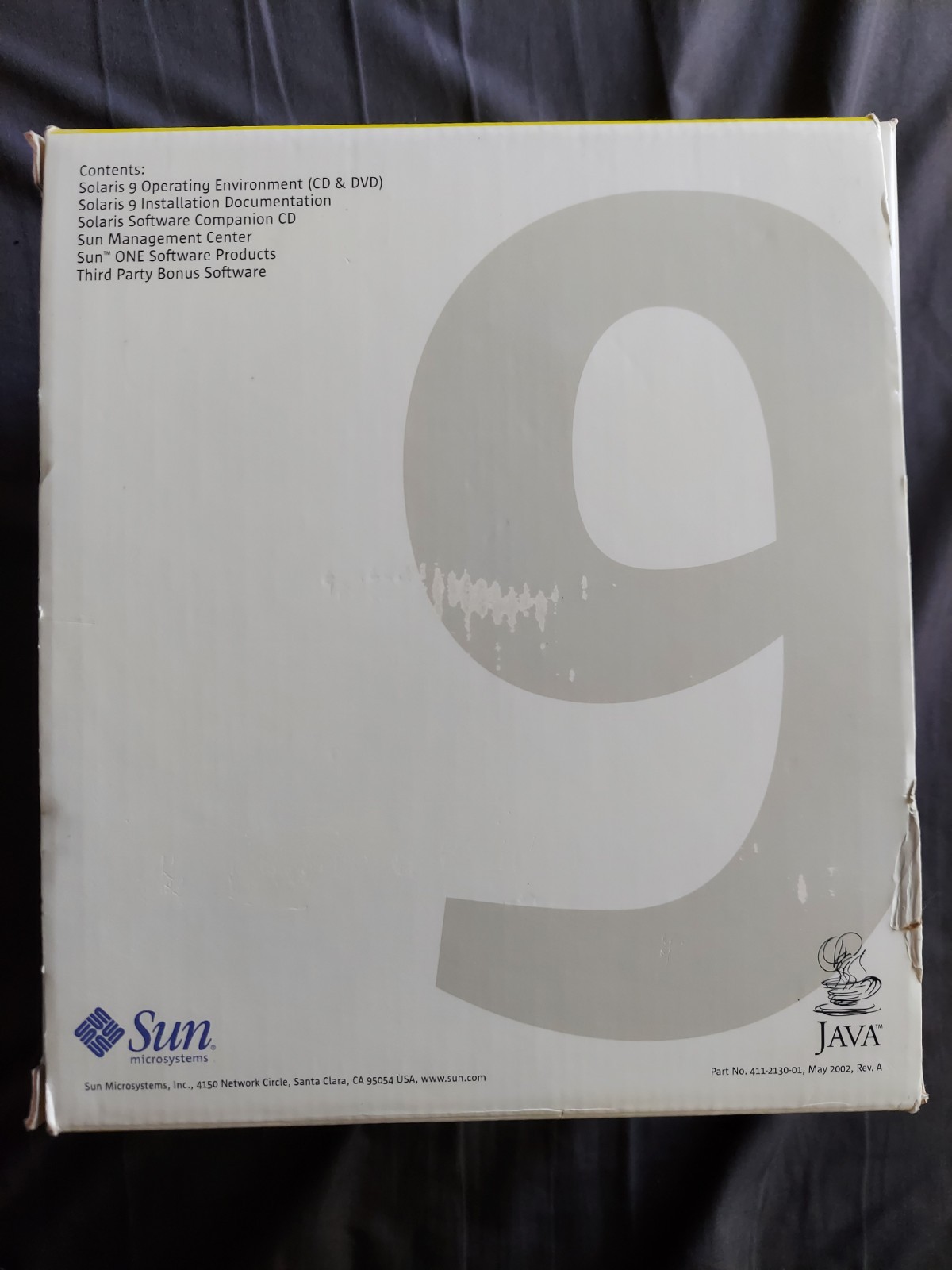 Sun Microsystems Solaris 9 Operating System Environment OS Install SPARC DVD CD