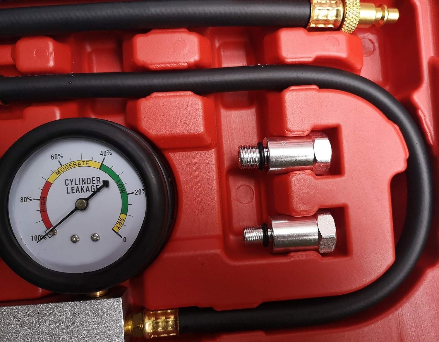 Engine Cylinder Leak Down Tester Kit