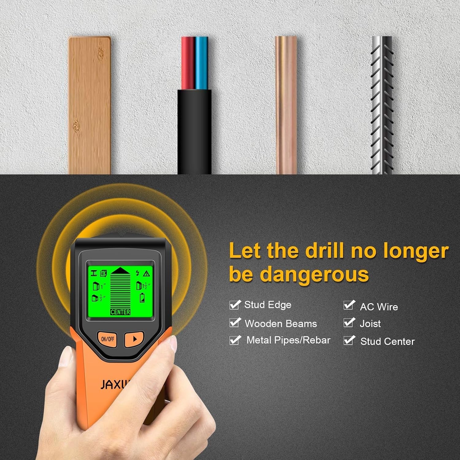 Stud Finder Wall Scanner - Intelligent Microprocessor Chip