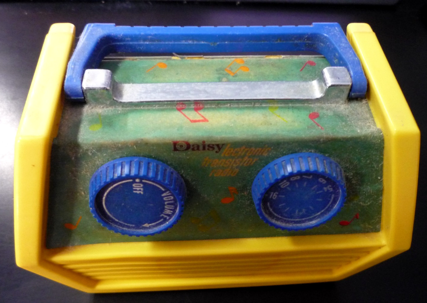 Vintage Kids Daisy Lectronic Transistor AM Radio Working Red Ryder Rare