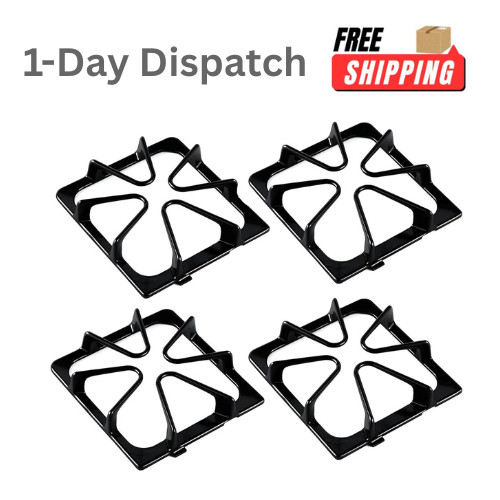 Upgraded W10447925 Burner Grate Replacement Whirlpool Stove Parts 4Pcs