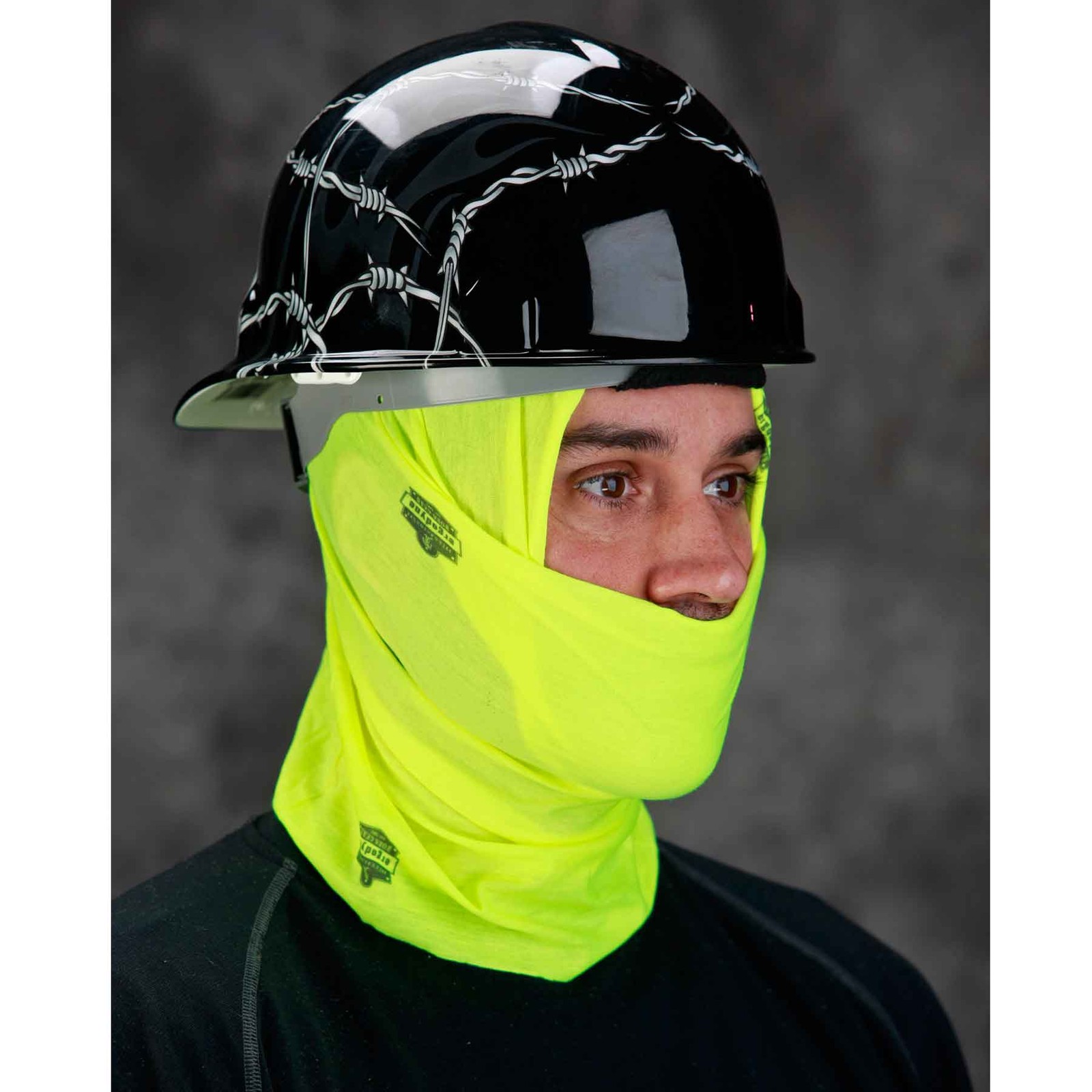 Ergodyne 42108 Chill-Its 6485 Hi-Vis Lime Multi-Band Neck Gaiter Face Mask