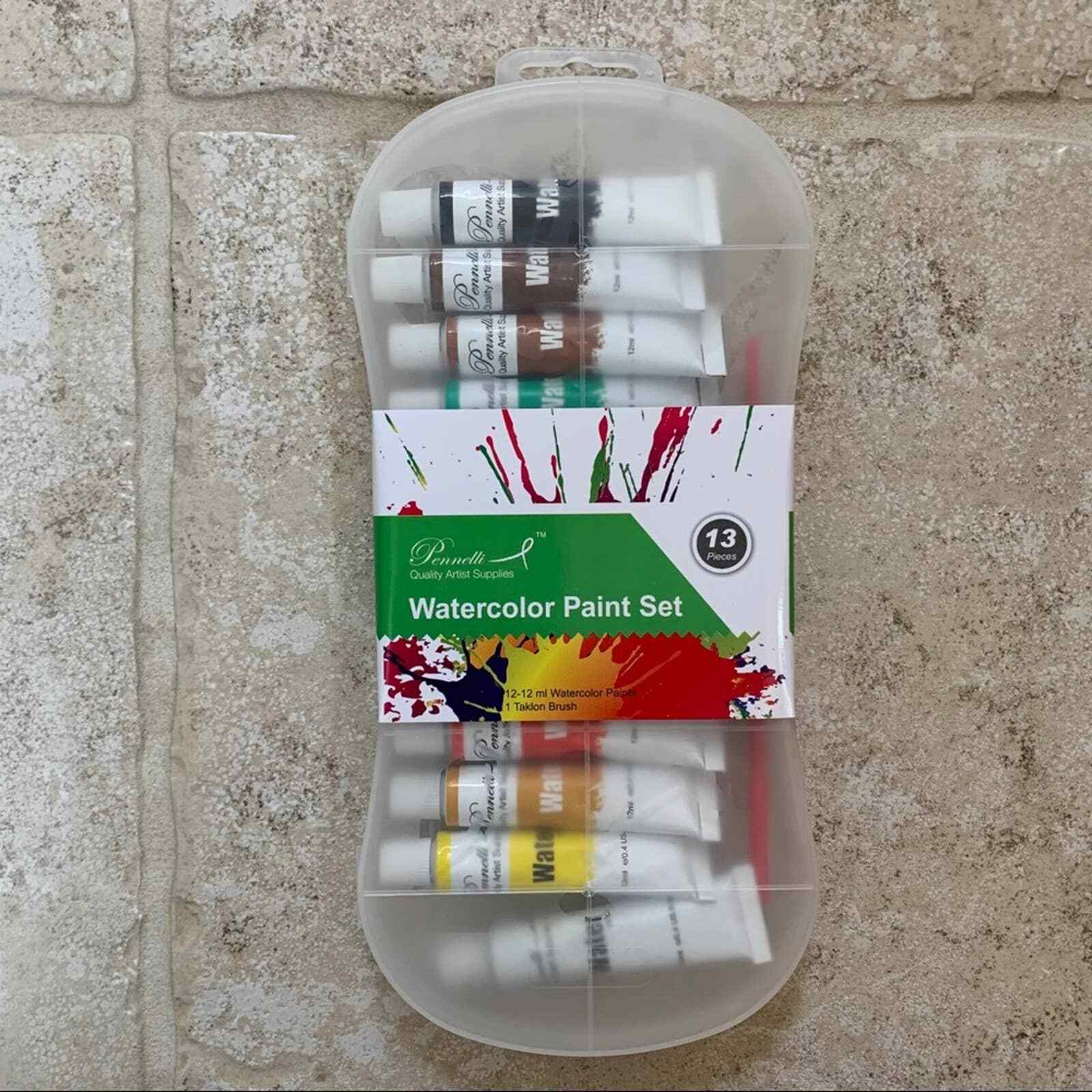 Pennelli watercolor 12 piece set with brush