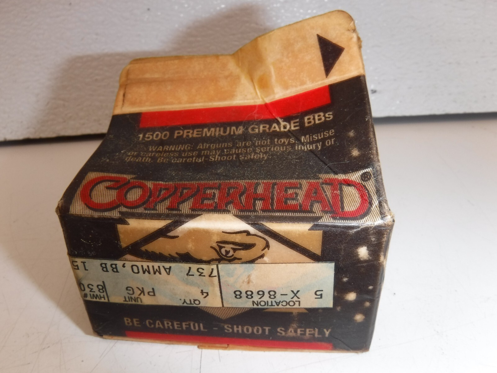 Cosman Copperhead 1500 Premium Grade BB's Half Full Box