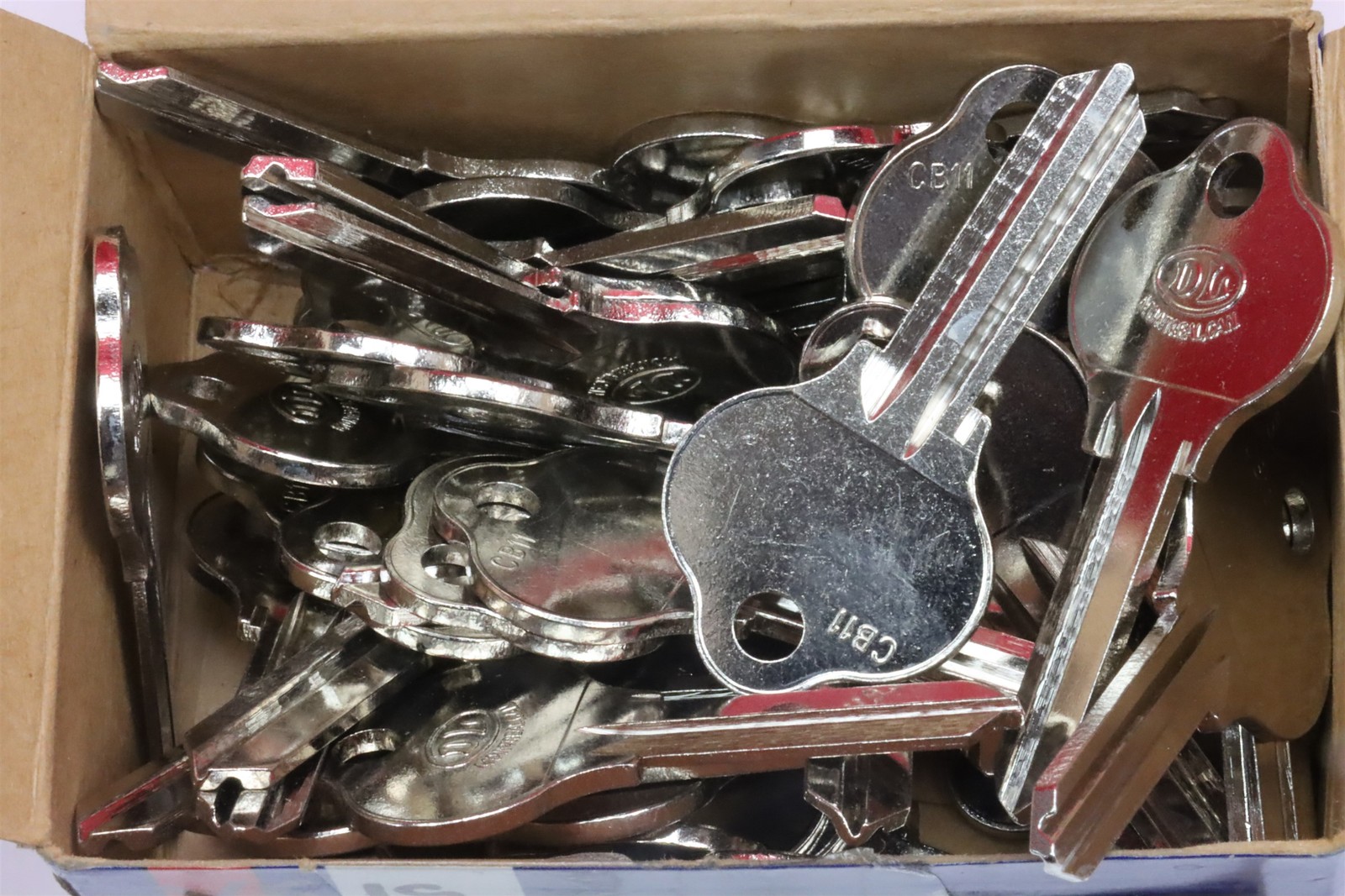 Lot of 59 DL CB11 KEY BLANKS
