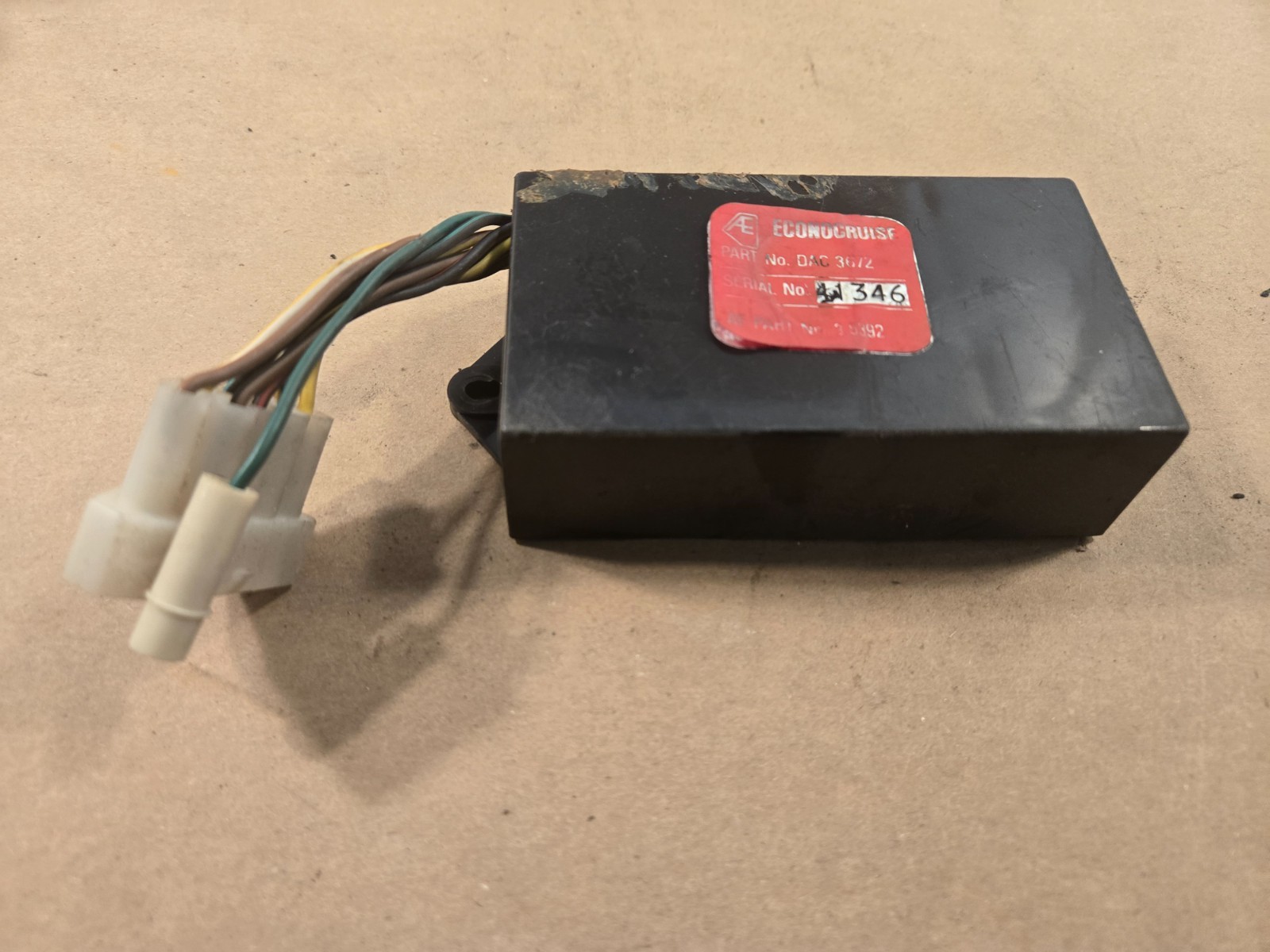 Jaguar XJ6 S3 Cruise Control Module DAC3672