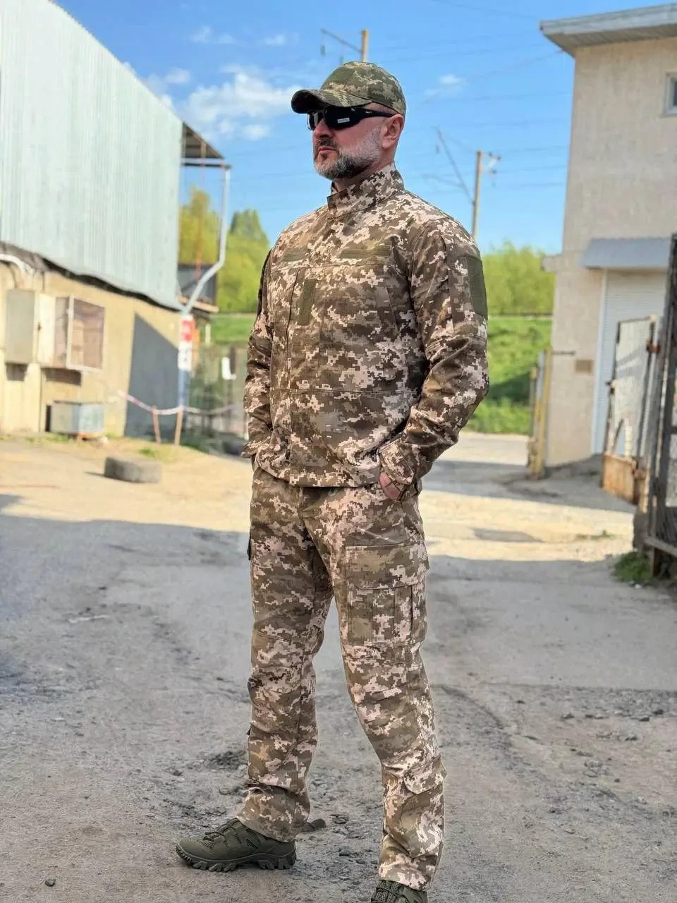 Tactical military uniform, pixel💛💙