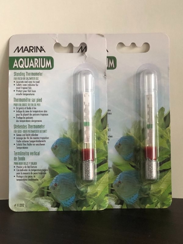 (LOT OF 2)  Marina Large Standing Thermometer Provides Temperature in Fahrenheit