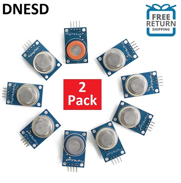 MQ-2 MQ-3 MQ-4 MQ-5 MQ-6 MQ-7 MQ-8 MQ-9 MQ-135 Smoke Gas LPG Sensor Arduino