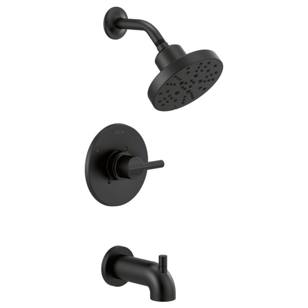Delta NicoliH2Okinetic Tub & Shower Matte Black-Certified Refurbished