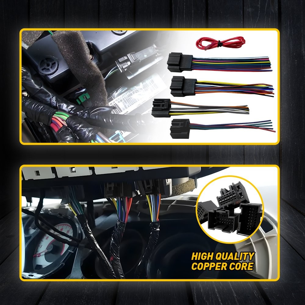 For 2007-2014 Chevy Replace Pioneer Radio to Stereo Wire Harness Set durable H