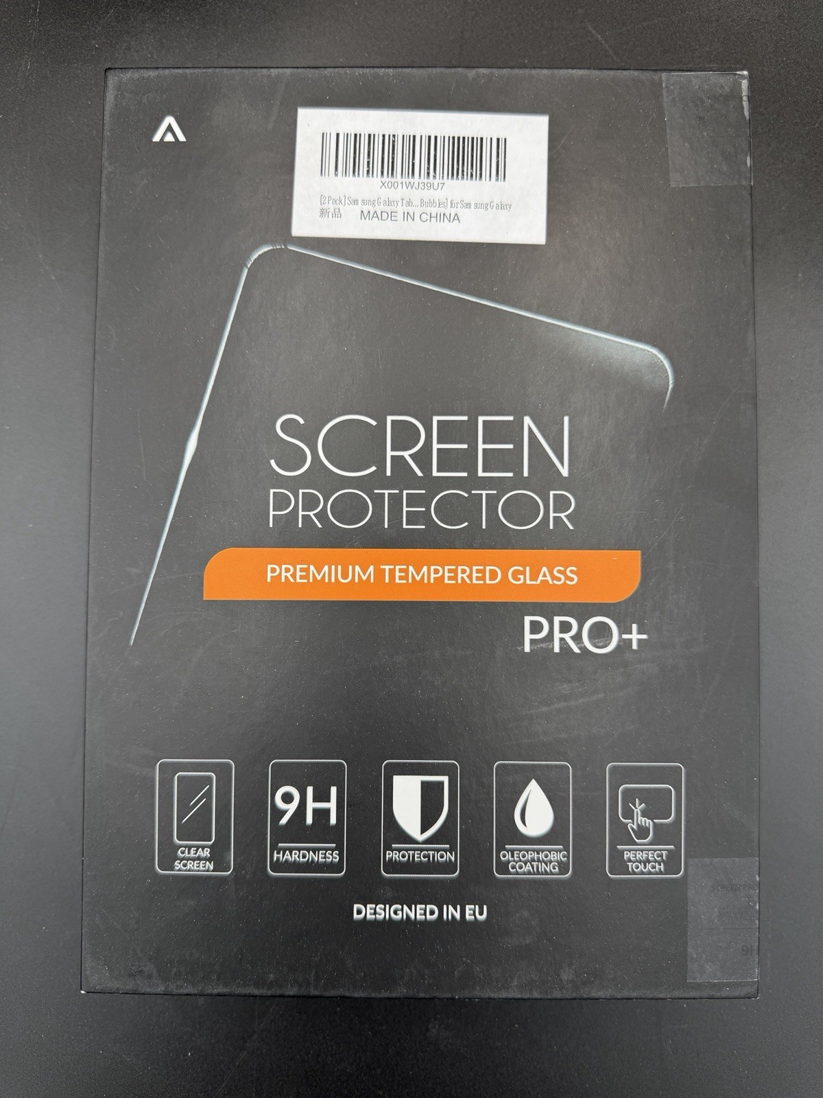 2 Pack Samsung Galaxy Tab Screen Protector Tempered Premium Glass