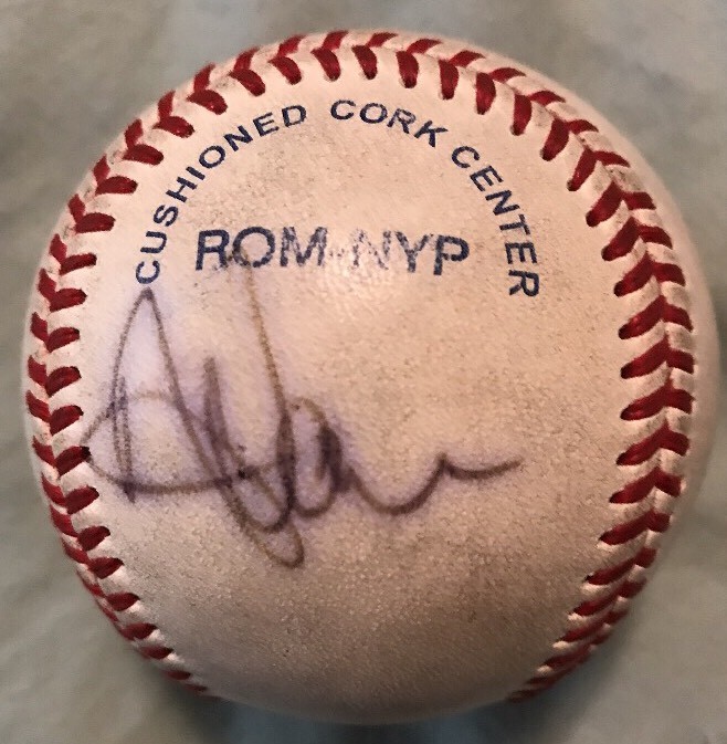 Brooklyn CYCLONES NY Penn League Game Used Signed Baseball With Free Shipping