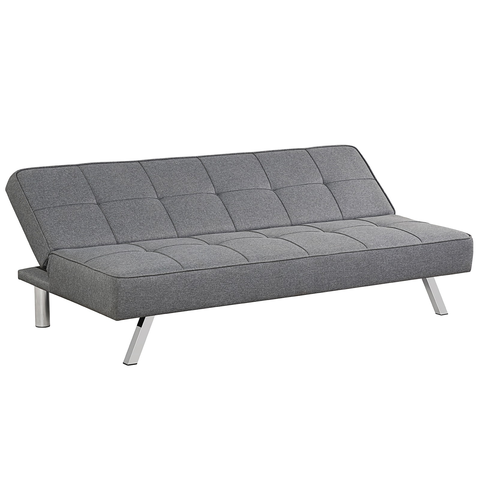 Topbuy 3-Seat Adjustable Sofa Bed Long Sofa with 3 Adjustable Angles for Living