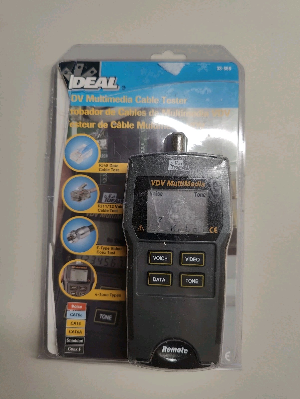 Ideal VDV Multimedia Cable Tester 33-856