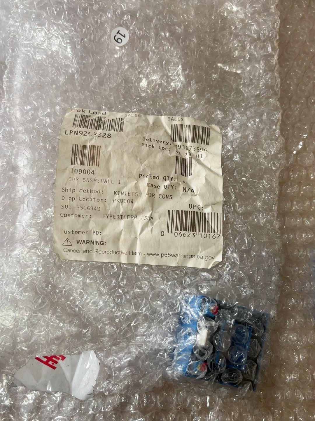 1PC NEW HYPERTHERM 109004 Hall Sensor overnight shipment FedEx/DHL