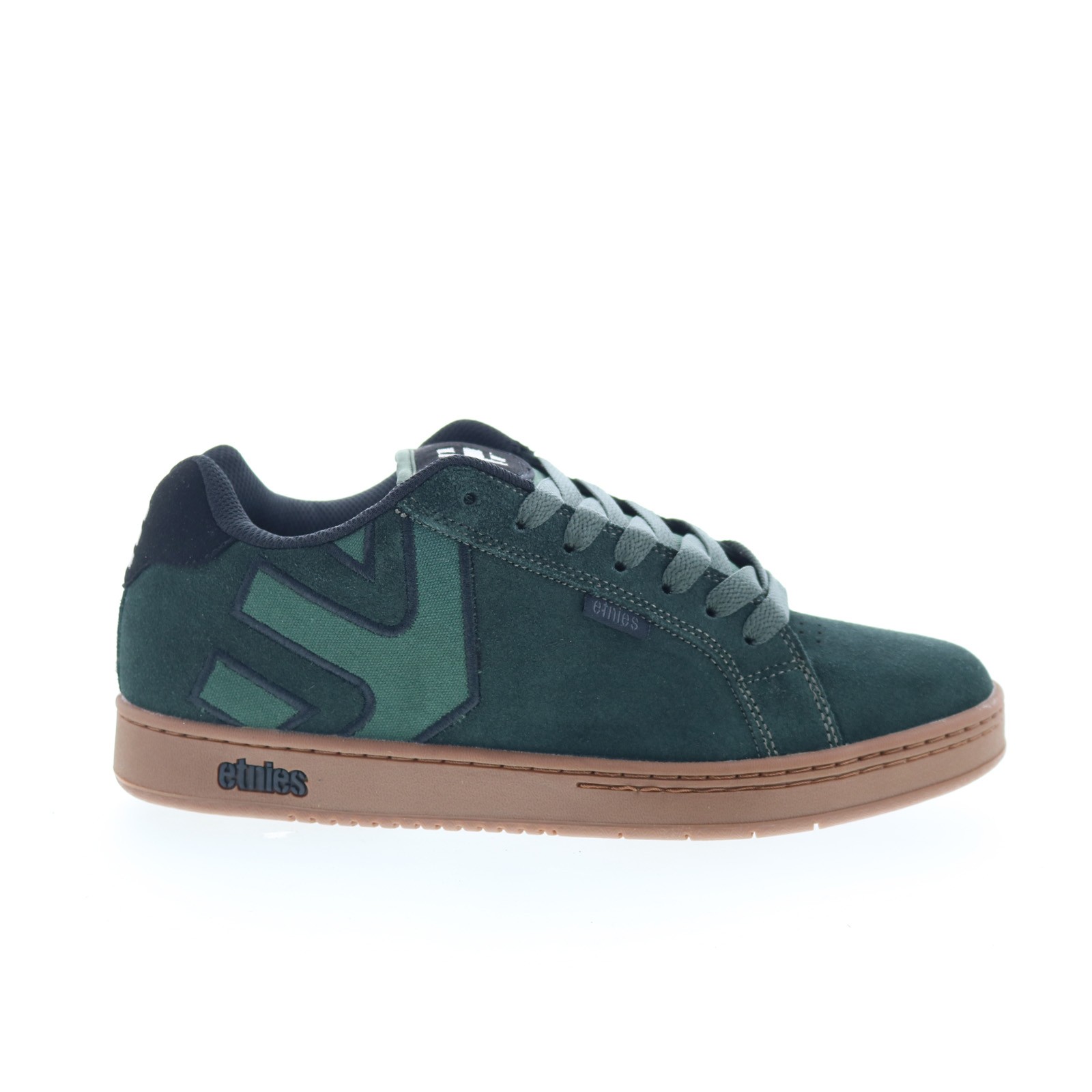 Etnies Fader 4101000203327 Mens Green Suede Skate Inspired Sneakers Shoes 8