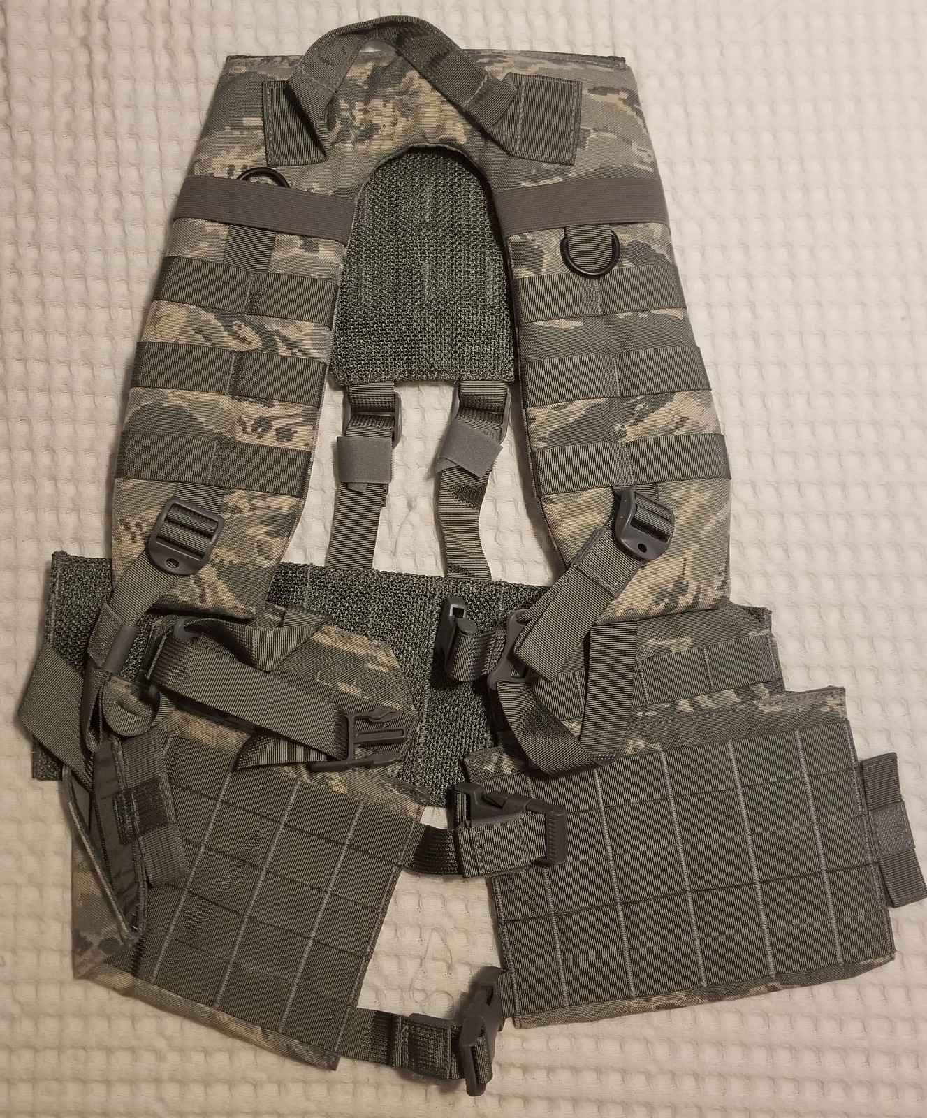 NEW USAF Air Force ABU GCS GEN3 MOLLE H-GEAR HARNESS SIZE S