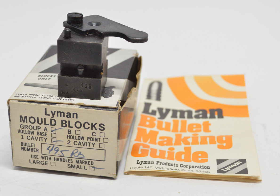 New - Lyman .50 Cal - .495 Round Single Ball Mould pn: 2665495 - 1960's Era