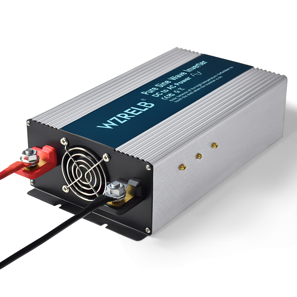 12V to 120V Pure Sine Wave Inverter 2000W Power Camp Motor Car Home Solar System