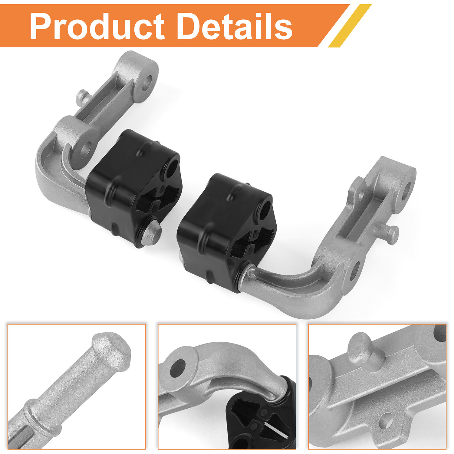 Exhaust Rubber Isolator Hanger for Ram 1500 2019-25 Pair Driver & Passenger Side