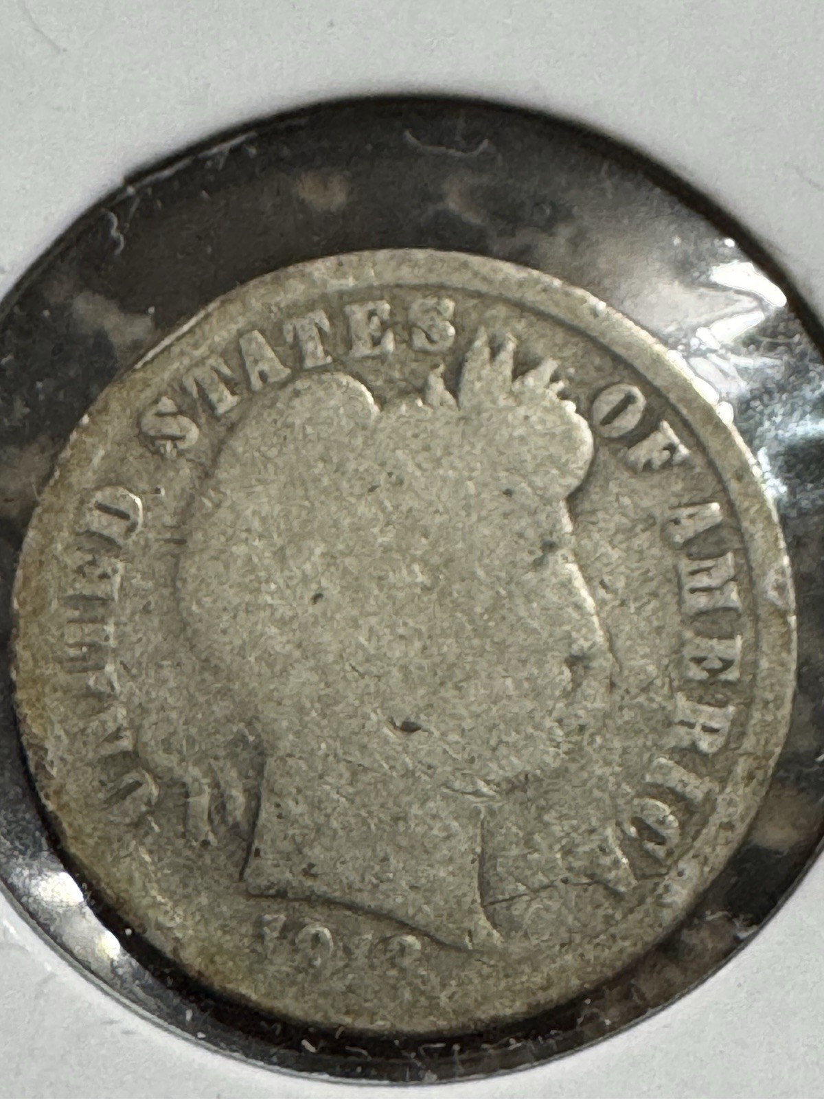 1913-s Barber Dime, Much Better Date, Free shipping