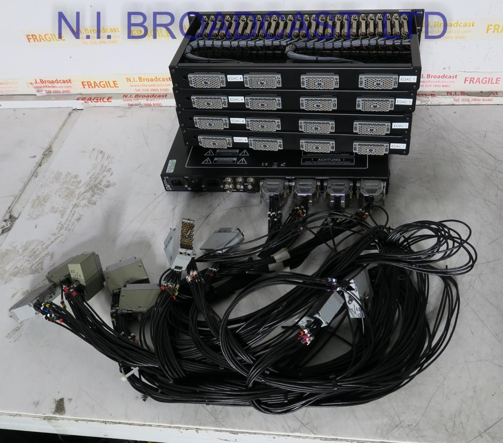 Dotec  Andiamo  32channel madi AD / DA converter with jackfields +cables