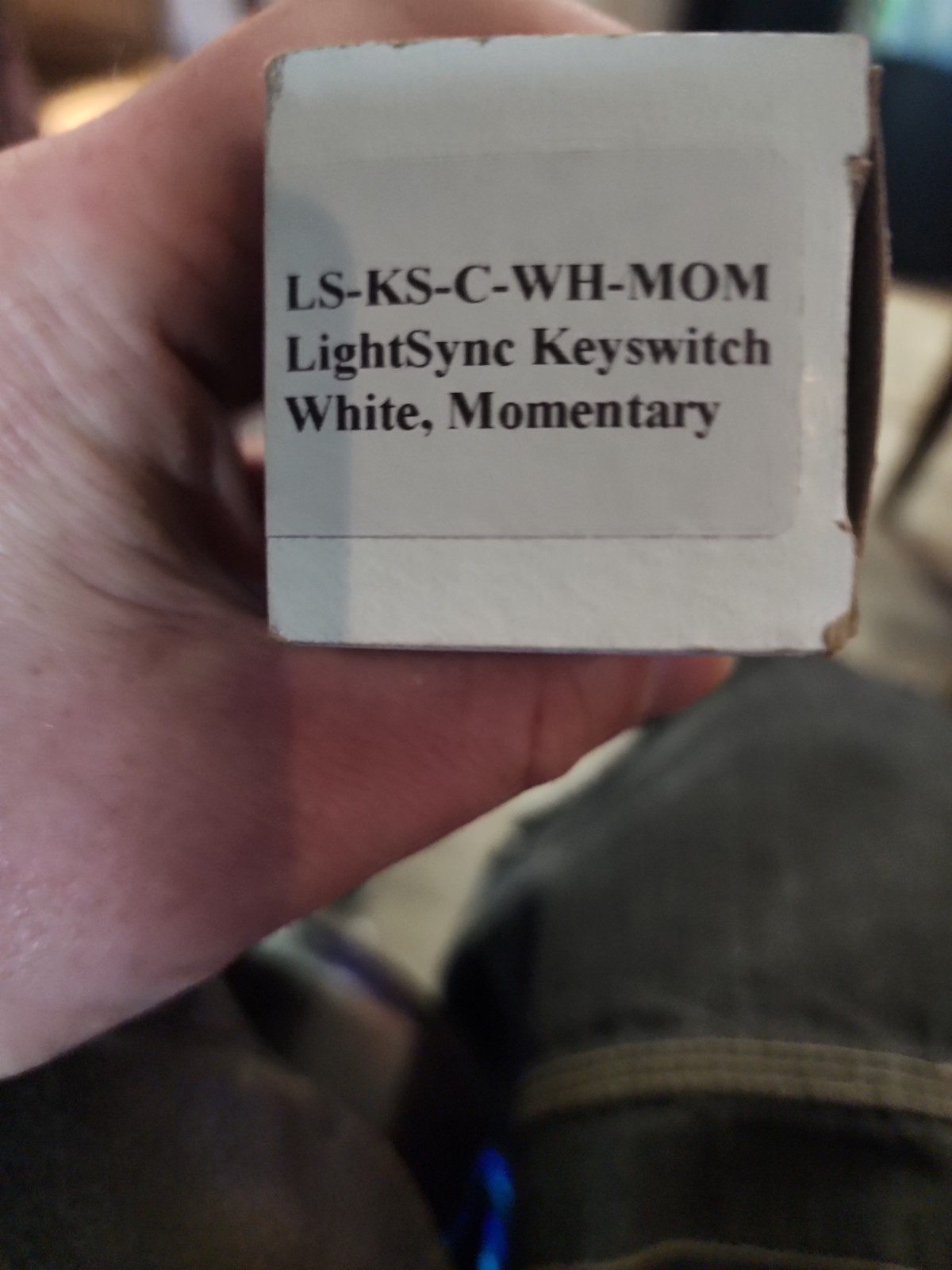 LS-KS-C-WH-MOM Lightsync Keyswitch Module New In Box
