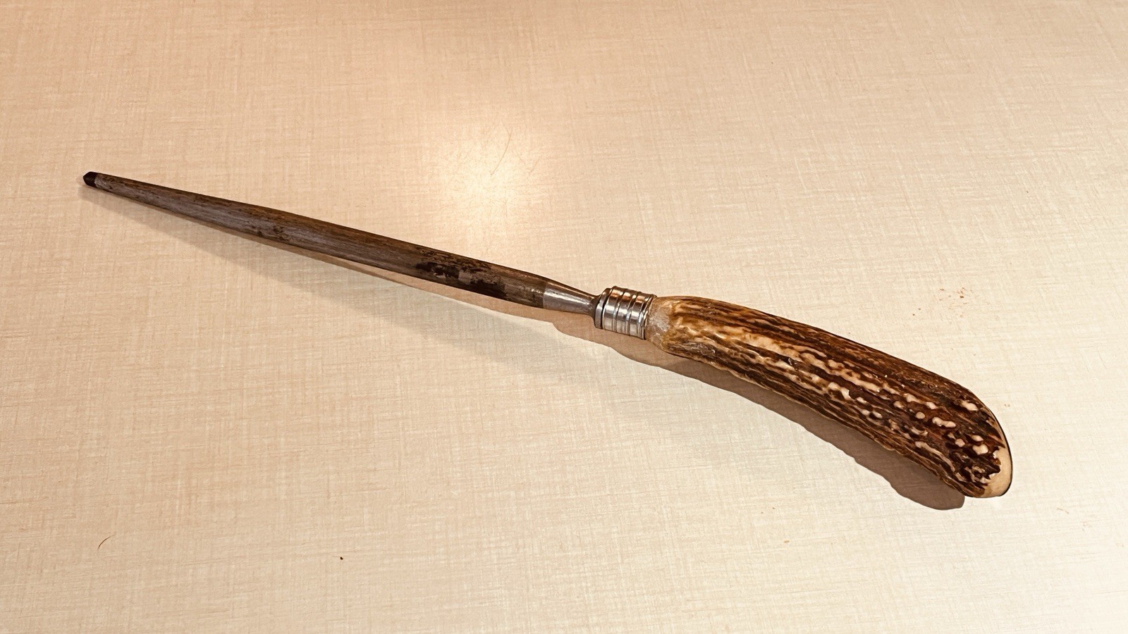 VTG Stag Horn Handle Knife Sharpener