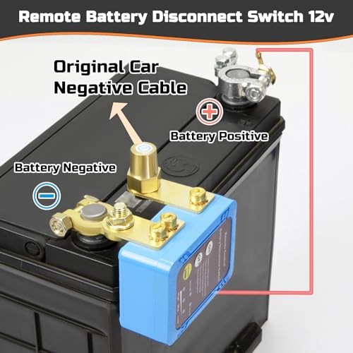 Remote Battery Disconnect Switch 12v, 240A, Upgrade Smart Side Installation